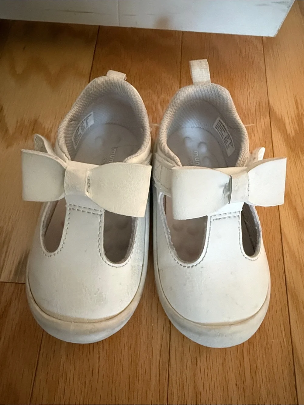 Stride Rite White Mary Jane Shoes and Bluey Rainboot Bundle